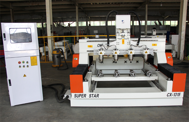 Superstar CNC CX - Four heads Cylindrical engraving machine