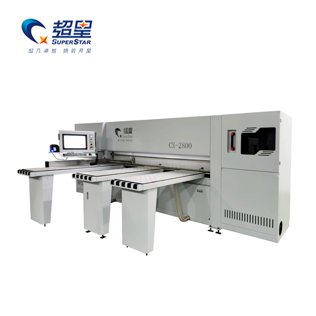 အလိုအလျောက် CX-2800 Beam Saw Wood Sliding Panel Saw Cutting Machine