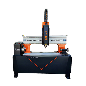 সুপারস্টার CNC CX -1200Y ছোট কাঠের সিলিন্ডার কার্ভিং মেশিন