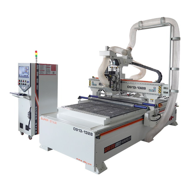 Utendaji wa Juu 1328 ATC CNC Rota Mashine ya Kukata Mbao Otomatiki