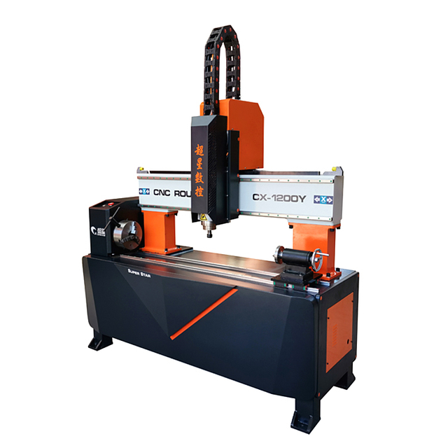CNC grav&iacute;rovac&iacute; stroj Superstar CNC mal&yacute; valec na drevo