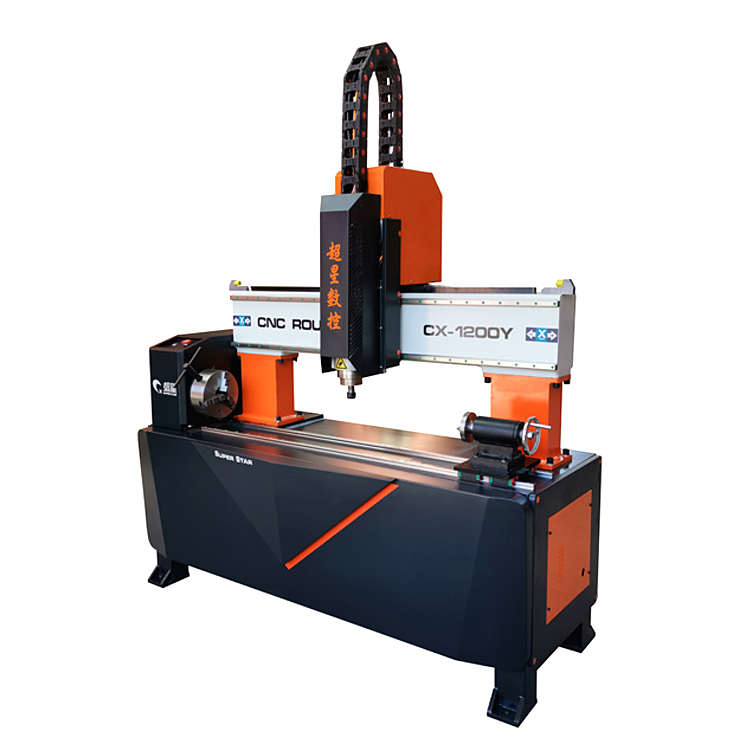 Superstar CNC CX -1200Y Small woodworking cylinder carving machine