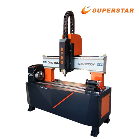 Superstar CX-1200Y Iti Wood Cylinder CNC Miihini Whakairo