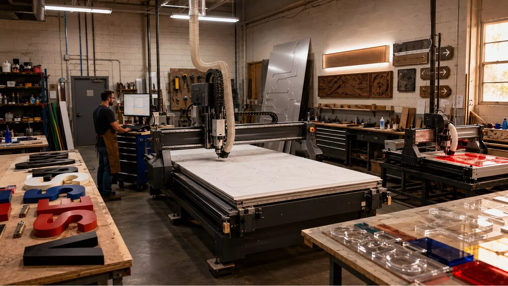 看板作成に最適な CNC ルーター: 看板ショップに最適なマシンの選び方