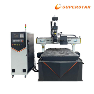 Superstar 1300&times;2500mm tr&aelig; ATC CNC router til reklame og d&oslash;re
