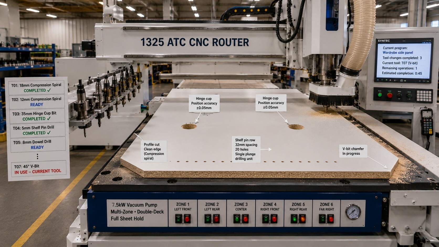 Parim ATC CNC-ruuter kappide ja garderoobide valmistamiseks: Ostja juhend