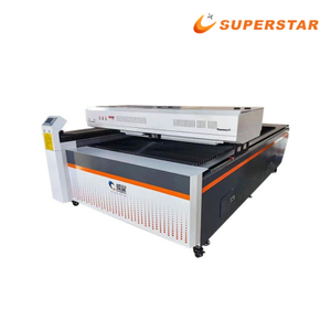 Macchina da taglio laser CO2 con vite a ricircolo di sfere Superstar 1325 da 300 W