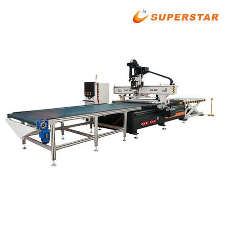 Superstar CX-1328 Linear ATC CNC Router dengan Penggerudian & Pelabelan