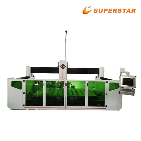 Mesin Pemotong Jambatan 5-Paksi Batu Superstar CNC CX-3020